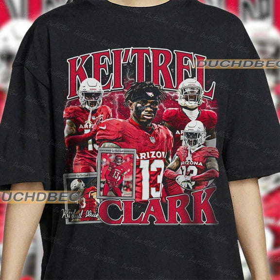 Vintage Kei'Trel Clark shirt, Arizona Football Shirt, Vintage 90s, Bootleg shirt, Homage Tee, Kei'Trel Clark, Tshirt
