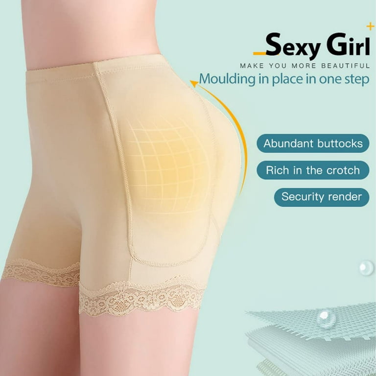 M-6XL Hip and Butt Padded Shapewear Butt Enhancer Control Panties for Women Body  Shaper Push Up Shorts Shapewear Buttocks Booty Shorts 