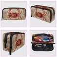 thumbnail image 3 of MUOOUM Pencil Case, Vintage Map Crab Seashells Large Capacity Pencil Pouch Stationery Pen Bag, 3 of 7
