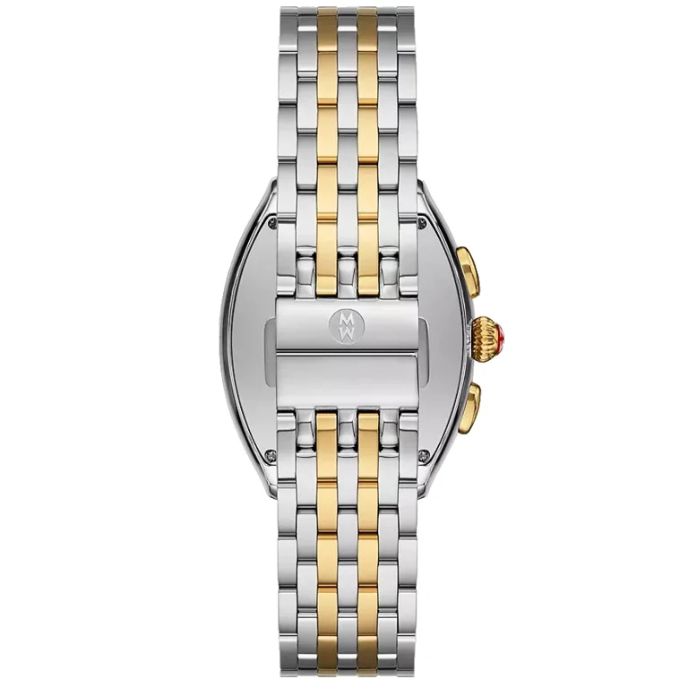 ミシェル Michele Releve Mww19a000040 White Dial Two Tone Bracelet 45mm