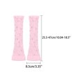 thumbnail image 2 of INSPIRE CHIC Women's Long Elastic Mesh Gloves Rhinestone 80s Cosplay Net Half Finger Sleeves for Female Halloween Party Dance Costume Pink, 2 of 6