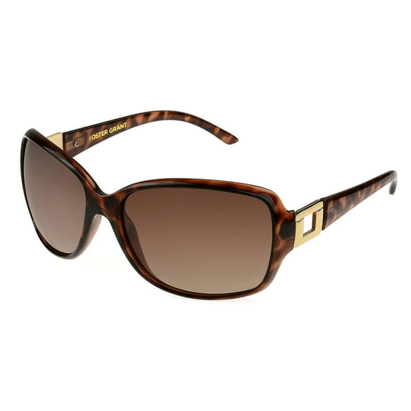 Gafas de Sol Foster Grant Polarizadas Marrón Carey para Mujer