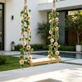 thumbnail image 6 of Weloille Artificial Peony Vine 6.5 Ft, Realistic Silk Flower Garland, Faux Green Leaf Wilt Resistant Decorative Creeper, Hanging Plant for Wall Ceiling Patio Wedding Home Decoration, 6 of 6