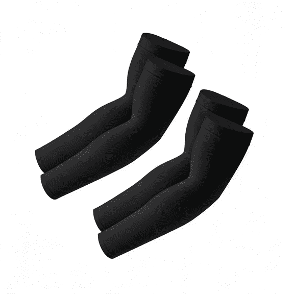 TELOLY 2 Pairs Cooling Arm Sleeves Sun Uv Protection Sports Compression Sleeves for Men Women,Versatile Sleeves