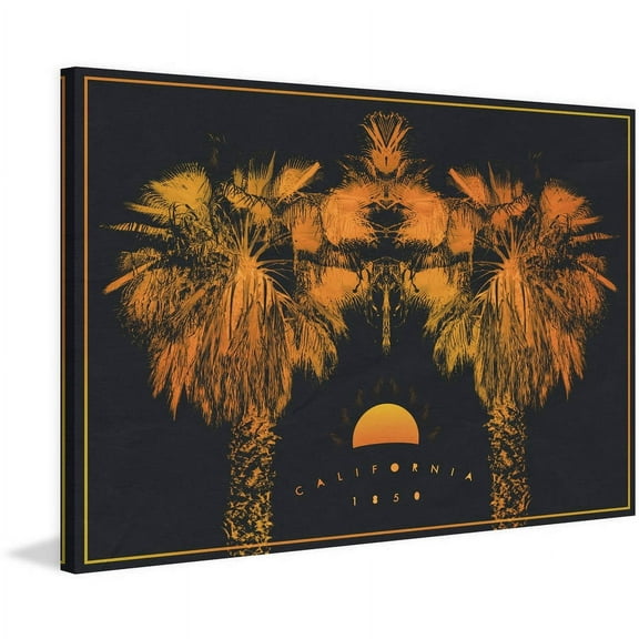 Marmont Hill "Stay Golden" by Bryon White Painting Print on Wrapped Canvas