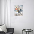 thumbnail image 3 of Coastal Chic Wall Art Beach Canvas with Seaside Bicycle Scene, 12x16in Adds Aqua Blue Calmness to Your Bedroom Décor, 3 of 7