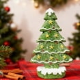 thumbnail image 2 of Gingerbreads Christmas Table Centerpieces Resin Gingerbreads Tree Decorations Winter Tiered Tray Decors with Base, 2 of 8