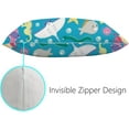 thumbnail image 3 of Pillowcases Sea Life Pillow Cases Set of 2 Pillow Cover Cushion Case Rectangle Pillowcase with Hidden Zipper 16x24 Inch Home Decor, 3 of 6