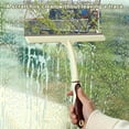 thumbnail image 2 of Pebbuoy Shower Squeegee Glass Scraper Window Clean Accessories Household Cleaning Tool Rust-Resistant Long Handle Glass Wiper for Bathroom Kitchen, 2 of 7