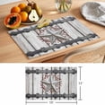 thumbnail image 6 of Texas Star Retro Placemats Set of 8 Brown Wooden Vintage Berry Place Mats Indoor Wipeable Table Mats Washable Cloth Dining Table Placemats for Kitchen Holiday Party Home Decor 13x19 Inch, 6 of 9