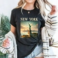 thumbnail image 5 of Iconic New York State Statue of  Liberty T-Shirt, Patriotic American Landmark Tee and Heritage Souvenir, 5 of 8