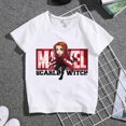 thumbnail image 5 of Kids Summer Tops Tees Cartoon Spiderman White Short Sleeve T-Shirt, 5 of 5