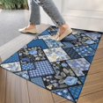 thumbnail image 4 of Pioneer Flower Floral Print Pattern Door Rugs,Washable Non Slip Door Mats Indoor,Decorative Door Mats,Entry Mat Indoor for Entrance,Bedroom,Kitchen,Bathroom,17"x30", 4 of 6