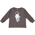 thumbnail image 3 of Inktastic Astronaut Boy, Cosmonaut, Space Flight, Cute Boy Boys Long Sleeve Toddler T-Shirt, 3 of 5