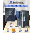 thumbnail image 5 of CT910H Reverse Osmosis Water Filter Countertop, 3S Instant Heating, 7-Stage Water Purifier With Removable Pitcher, NSF/ANSI 372, Reduce TDS PFAS, No Installation, 5 of 10