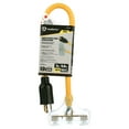 thumbnail image 6 of Coleman Cable 12/3 2' L5-20P Yellow Generator Power Cord Adapter with 3 Way Adapter, 6 of 7