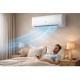 thumbnail image 4 of Split AC – 12,000 BTU – 21 SEER2 – 115V – R32 – WiFi – Turbo, Auto & ECO Modes – Dehumidifier – 24H Timer – Smart Sleep – 4-Way Swing – TCL, 4 of 6