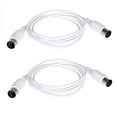 thumbnail image 1 of 2 Piezas Cable de ExtensióN MIDI 5 Macho a 5 Macho Teclado de Piano EléCtrico Instrumento PC Cable, 1,5 M, 1 of 6