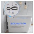 thumbnail image 6 of Elongated Smart Toilet with Elongated Heated Bidet Seat, Intelligent Toilet with Bidet Built-in, Feet Sensor,Auto Open/Close Seat, Off Seating AUTO Flush, Night Light, Warm Water & Dryer,White, 6 of 11