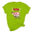 thumbnail image 5 of Meichang Hauts de Vacances pour Femmes T-Shirt de la Saint-Valentin Mignon Cœur Graphique T-Shirts Mignons Hauts de Vacances T-Shirts Manches Courtes Col Rond Mode 2025, 5 of 5