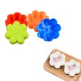 thumbnail image 4 of 6 Pcs Moules à Muffins en Silicone Design Fleur Réutilisables Antiadhésifs (Couleur Aléatoire), 4 of 8