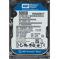 thumbnail image 1 of WD5000BEVT-22ZAT0, DCM HHCVJHBB, Western Digital 500GB SATA 2.5 Hard Drive, 1 of 2
