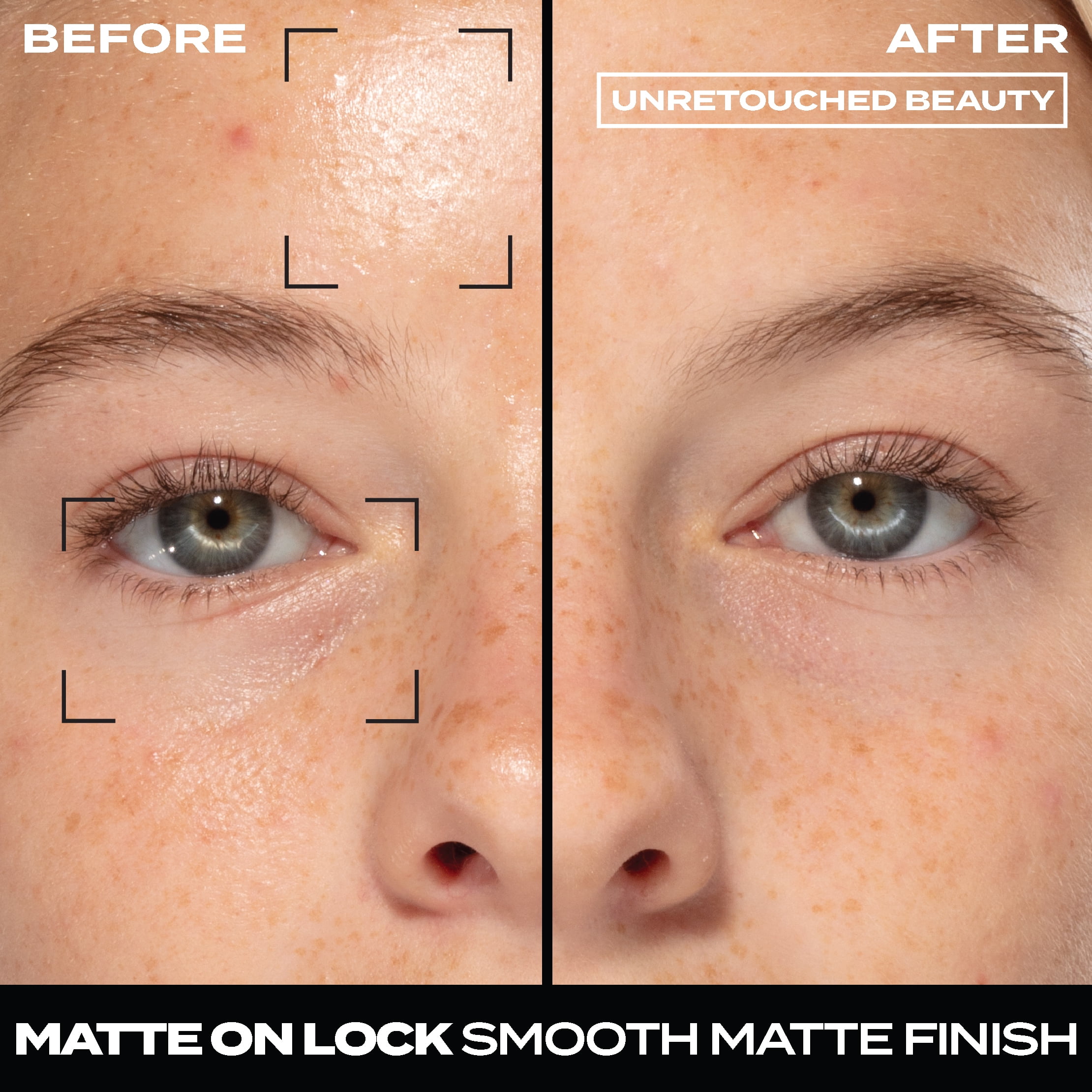 Hard Candy Matte On Lock Base de teint anti-brillance à base d'eau, contrôle du sébum, argile de kaolin, tenue 12 h 1.52 fluid ounces