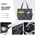 thumbnail image 3 of Xecao Boho Style Sunflowers Design for versatile beach bag for women includes zipper pockets and waterproof material, ideal for vacations and adventures., 3 of 7