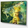 thumbnail image 2 of Art Mural sur Toile - Cheval Pur-Sang et Femme, 2 of 3