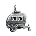 thumbnail image 1 of Sterling Silver 30" Unisex 1.5mm Box Chain 3D Camping Trailer Pendant Necklace, 1 of 2