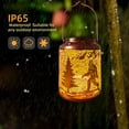thumbnail image 6 of Solar Lanterns Outdoor Waterproof Hanging Solar Lights Big Foot Sasquatch Gifts for Men Women Metal Decorative LED Lanterns for Yard, Patio, Lawn, Pathway, Landscape, Garden Decor, 6 of 9