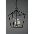 thumbnail image 5 of 25152TXBPN Maxim Lighting Abode-Four Light Chandelier-12 Inches wide by 18 inches high-Textured Black/Polished Nickel Finish    -Traditional, 5 of 5