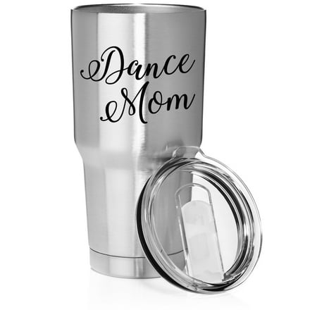 

Smooth Body Tumbler Stainless Steel Vacuum Insulated Travel Mug Cup Gift Dance Mom Script (30 oz Stainless Steel)