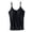 Black, variant on Camisoles for Women Shelf Bra Adjustable Spaghetti Strap Basic Layer with Built-in Support and Soft Cotton Blend Black S