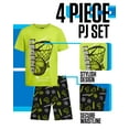 thumbnail image 2 of Tuff Guys Boys' Pajama Set - 4 Piece Sleep Shirt and Lounge Shorts - Sleepwear for Boys (8-16), 2 of 7