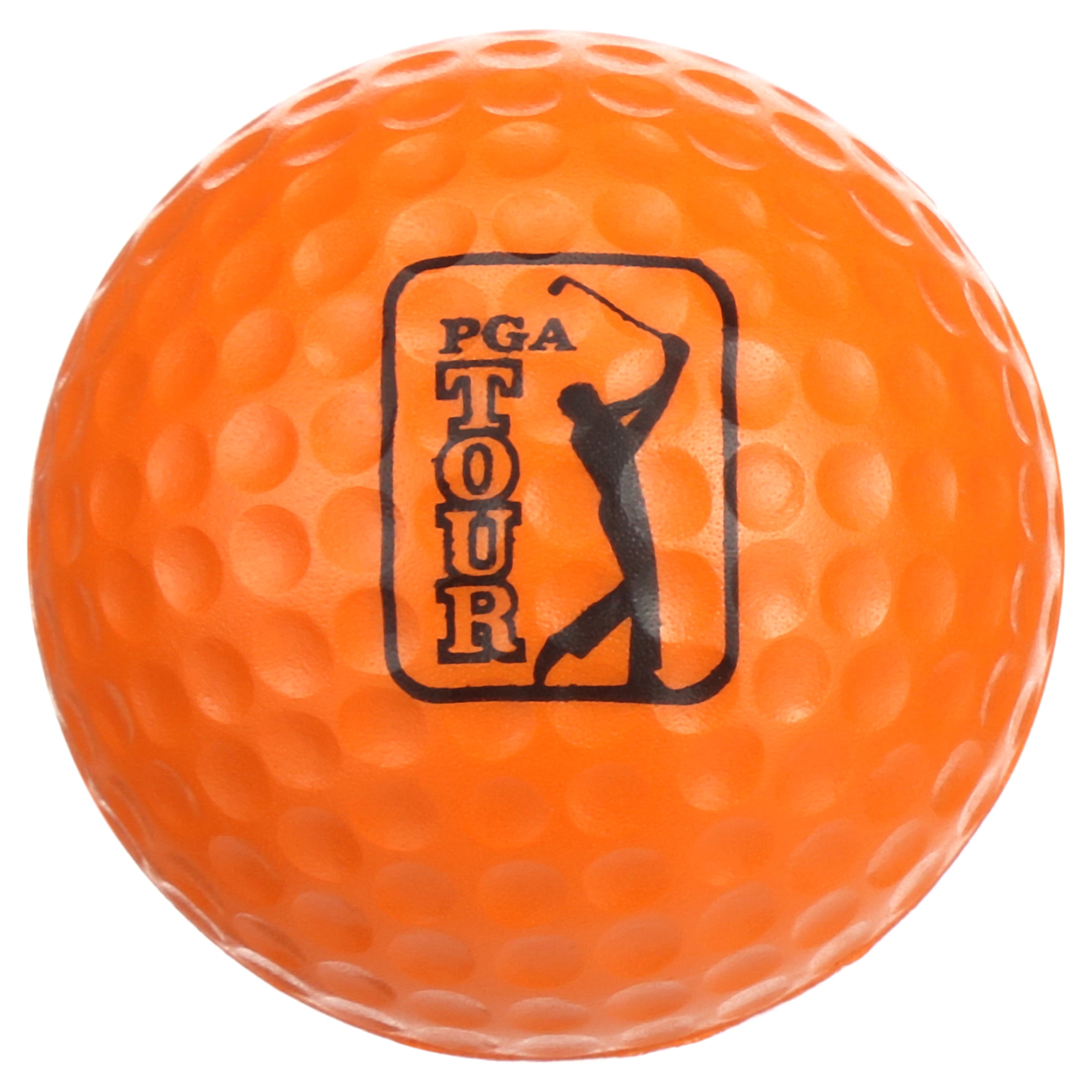 PGA Tour Tee-Up New Practice Foam Golf Balls, 12 Pack, Multicolor