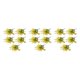 thumbnail image 1 of Matsuzay Ramo de flores artificiales de plástico de 5 piezas para un bajo mantenimiento y una larga durabilidad amarillo Type1 NO1, 1 of 6