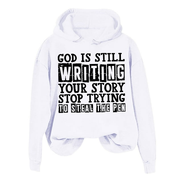 WEAIXIMIUNG Robe Chandail en Molleton Surdimensionnée Taille Zip Tendance Automne et Hiver pour Femmes Sweat à Capuche Imprimé Lettre Sweat à Capuche Sport Manches Longues