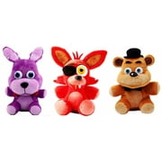 Five Nights at Freddy's Bonnie, Foxy and Freddy 7" Tall Plush Toy Set