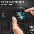 thumbnail image 4 of for Samsung Galaxy Note 20 Case with Camera Lens Cover HD Screen Protector, Military-Grade Drop Tested Magnetic Ring Holder Kickstand Protective Phone Case for Samsung Galaxy Note 20 5G (Black), 4 of 17