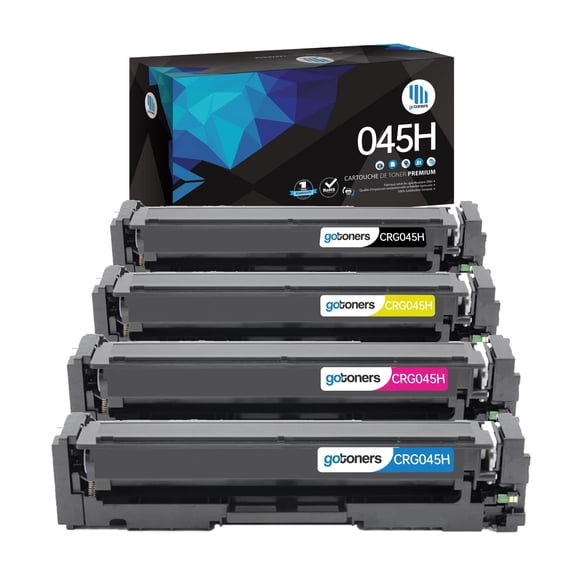 Gotoners 4PK Compatible Canon 045 045H CRG045 CRG045H Toner for Canon Imageclass MFB32Cdw MF632Cdw MF632 MF634Cdw MF634C
