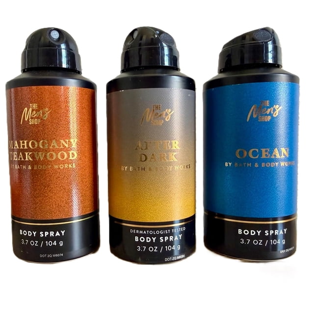 Body Spray Bath & Body Works The Men's Shop, paquete de 3