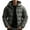 Dark Gray, variant on Men's Hooded Puffer Jacket Full Zip Warm Puffy Coat with Detachable Hooded Casual Parka Outerwear,M,Dark Gray