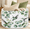 Multicolor 1, variant on Jiaoprinted Hummingbirds Eucalyptus Leaves Large Round Collapsible Storage Basket, 65L Fabric Storage Organizer Bin with Handles for Blankets Linens Clothes, 19.4" x 13.3" Spring Summer