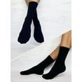 thumbnail image 4 of Women's Soft Combed Cotton Trouser Dress Socks Thin Socks 3 Pairs Women Crew Socks Above-Ankle, 4 of 6