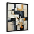 thumbnail image 4 of Designart "Abstract Shapes With Ivory Illusions II" Abstract Shapes Picture Framed Canvas Wall Art, 4 of 5