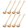 thumbnail image 1 of Cucharas de postre Unique Bargains 8uds Corazón Forma Acero Inoxidable 5.7 Pulgada Rosa Oro, 1 of 7