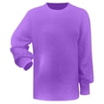 thumbnail image 4 of Fashion Knit Sweater Long Sleeve Crewneck Pullover Soft Comfortable Winter Casual Blouse, 4 of 4