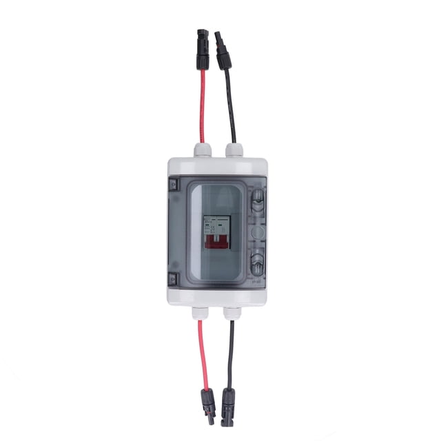 DC Circuit Breaker 500V Overload PV Solar Disconnect Switch With IP65 Waterproof Box With User Manual