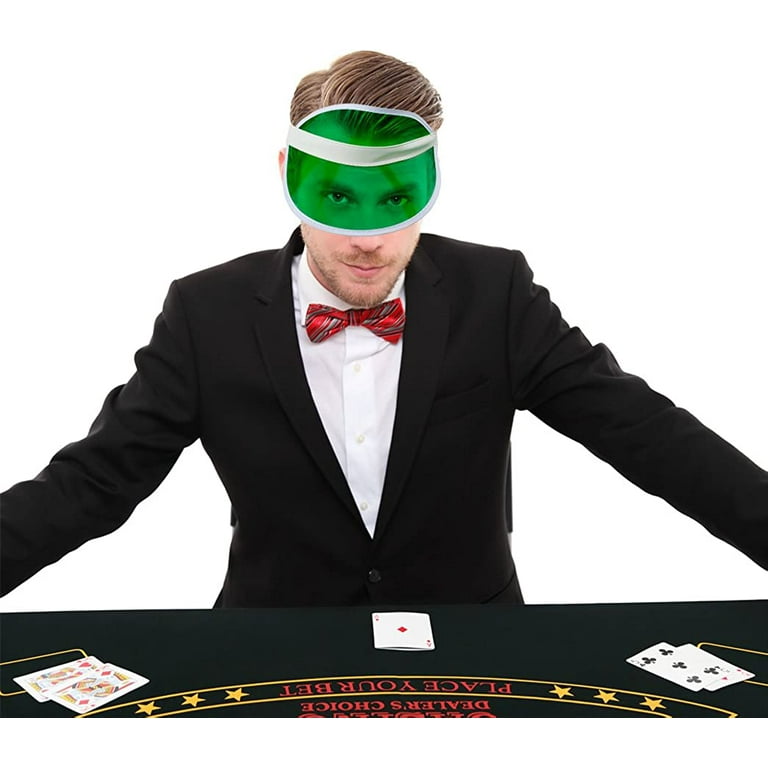 Brybelly Official Green Casino Style Dealer Visor